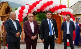 В Меркенском районе открыт дом-музей Кали апа с участием местных властей и жителей