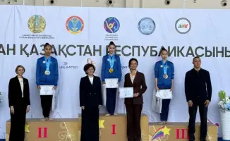 Команда Астаны одержала победу на чемпионате страны по художественной гимнастике