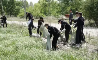 экологическая акция в поселке Водный Семей уборка мусора общественные пространства