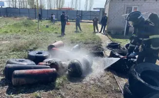 Международные спасатели МЧС извлекли более 600 газовых баллонов из огня в 2026 году