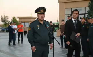 В Туркестане прошла церемония проводов призывников в Военный институт Сухопутных войск