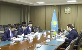 Встреча министра финансов Казахстана с управляющим директором ЕБРР по Центральной Азии и Монголии