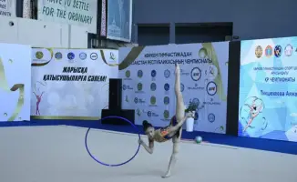 Гармония движений: Астана принимает чемпионат Казахстана по художественной гимнастике среди мастеров спорта