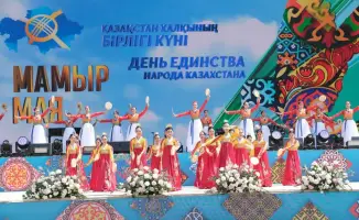 Единство народа Казахстана: флешмоб и концерты в парке!