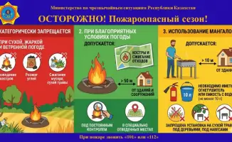 Более 800 граждан привлечены к ответственности за нарушение правил пожарной безопасности в Казахстане