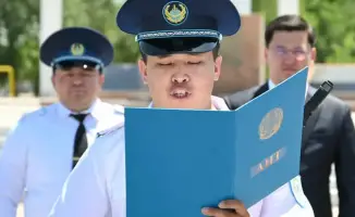 Проверка готовности силовых структур в Жетысайском районе: награды и новые звания