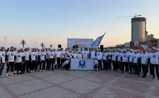 Полицейские активно участвуют в полумарафоне "Aktau Half-Marathon 2026" в Актау