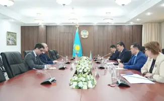 Встреча Министра экологии Казахстана с Послом Армении для обсуждения сотрудничества