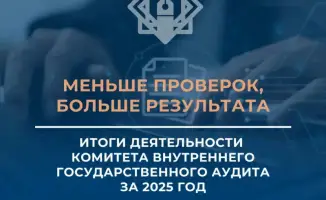 Комитет внутреннего государственного аудита Министерства финансов: меньше проверок, больше результатов в 2025 году
