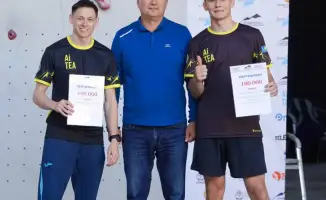 В Алматы завершился чемпионат Казахстана по спортивному скалолазанию с участием международных спортсменов
