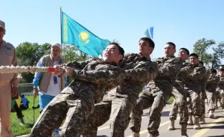 Команда «Абай қырандары» из Семей заняла второе место на международном соревновании «Ватанпарварлар» в Узбекистане