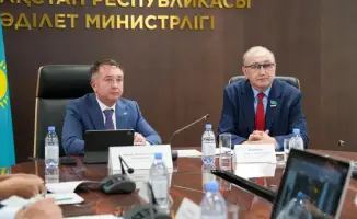 Обсуждение результатов работы Центра судебных экспертиз на заседании Общественного совета в Министерстве юстиции Казахстана