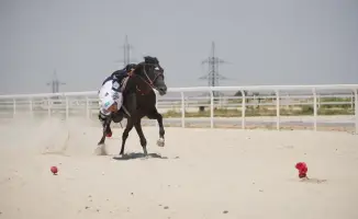 Алматинские спортсменки готовятся к первому выступлению на Чемпионате мира по теңге ілу в Туркестане