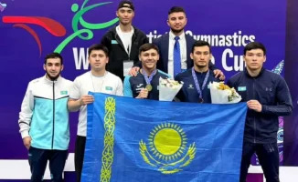 Казахстанец Эмиль Ахмеджанов завоевал золотую медаль в вольных упражнениях на этапе Кубка вызова по спортивной гимнастике в Узбекистане.