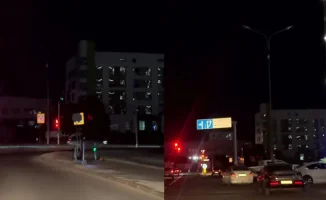 Астана в темноте: фонари, как звезды, не светят в ночном небе города